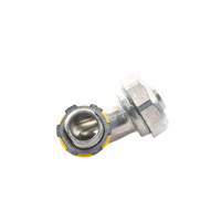 Conector Curvo para tubo tipo Liquidtight de 1/2"  (13 mm). Compatible con ANC-COT12.
