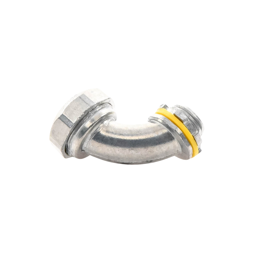 Conector Curvo para tubo tipo Liquidtight de 1/2"  (13 mm). Compatible con ANC-COT12.