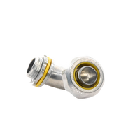 Conector Curvo para tubo tipo Liquidtight de 1/2"  (13 mm). Compatible con ANC-COT12.