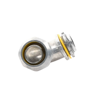 Conector Curvo para tubo tipo Liquidtight de 3/4"  (19 mm). Compatible con ANC-COT34.