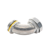 Conector Curvo para tubo tipo Liquidtight de 3/4"  (19 mm). Compatible con ANC-COT34.