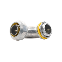 Conector Curvo para tubo tipo Liquidtight de 3/4"  (19 mm). Compatible con ANC-COT34.