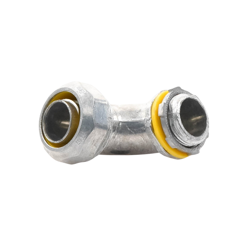 Conector Curvo para tubo tipo Liquidtight de 3/4"  (19 mm). Compatible con ANC-COT34.