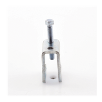 Mordaza Acero Fija barras de 1 1/4", para varilla roscada de 3/8.