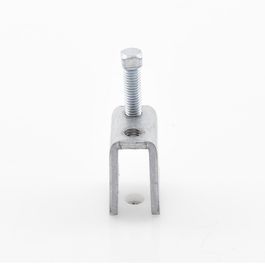 Mordaza  Acero Fija barras de  3/4", para varilla roscada de 3/8".