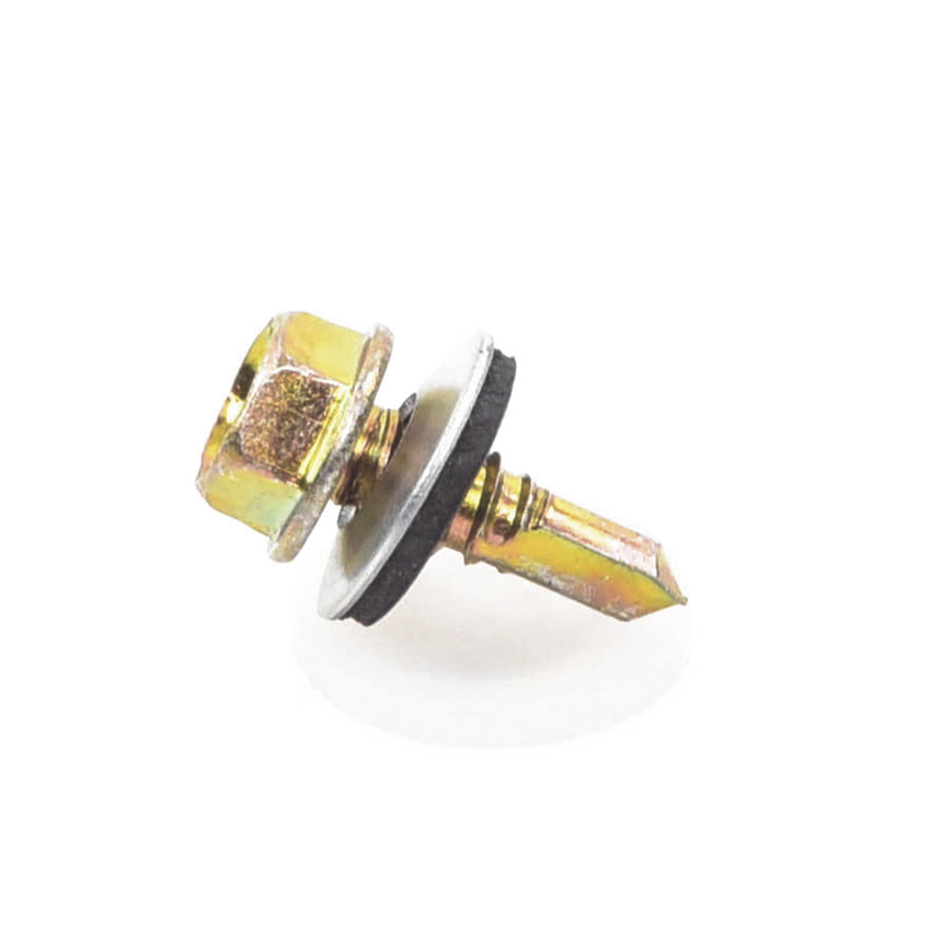 Tornillo Punta Broca Sello Montado 6.5 X 19 mm (1/4" X 3/4") Caj.  C/100pz