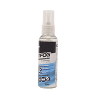 Antiempañante, ideal para eliminar problemas de empañamiento en googlees, mascaras, cascos, lentes, bote 60 ml
