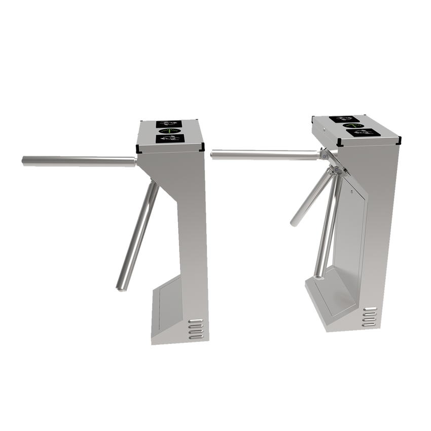 Torniquete Industrial en Acero Inoxidable, Bidireccional, USO RUDO, Espacio para Lectora de Proximidad