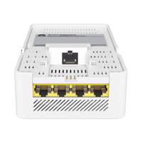 Punto de Acceso eKit Wi-Fi 6 para Pared / Hasta 128 Clientes / 2.9 Gbps / 1 Puerto Gigabit PoE in + 3 Puertos LAN Gigabit + 1 Puerto LAN PoE out / Smart Antenna 20% más cobertura / Libre de Licenciamiento