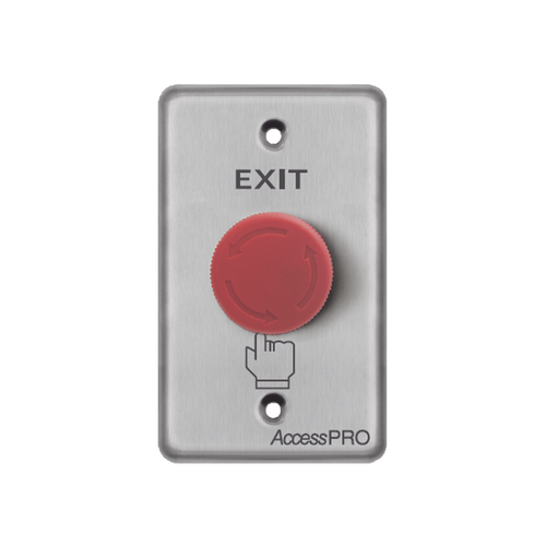 Botón de Paro de Emergencia / Salida de Emergencia / Color Rojo / Tipo Enclavado / NC, COM, NO