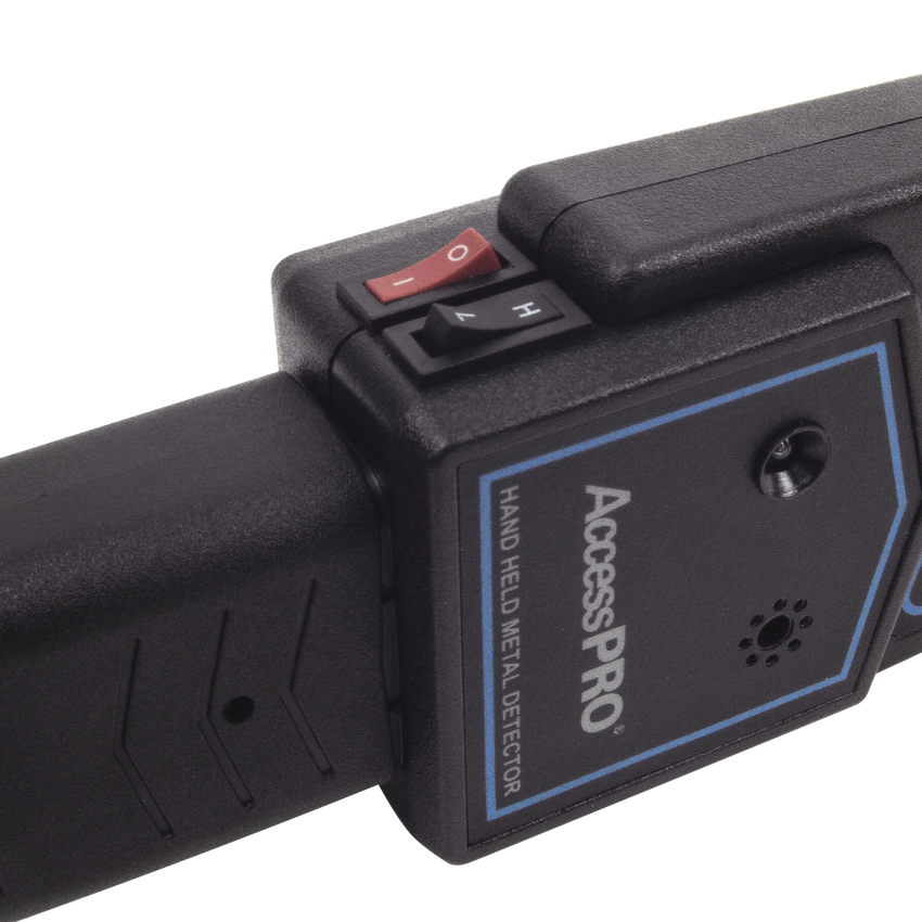 Detector de Metal Portátil para Objetos Pequeños / Protección IP31 / Indicador LED / Vibración y Alarma Audible Simultanea / Para Inspección a Detalle