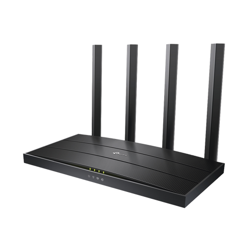 Router WiFi 6 AX 1500Mbps / MU-MIMO 2X2 y OFDMA / 1 Puerto WAN 10/100/1000 Mbps / 3 Puertos LAN 10/100/1000 Mbps / 4 Antenas / Conexión Inalámbrica OneMesh