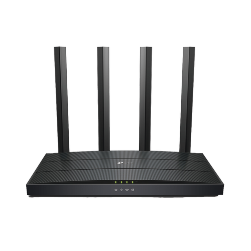 Router WiFi 6 AX 1500Mbps / MU-MIMO 2X2 y OFDMA / 1 Puerto WAN 10/100/1000 Mbps / 3 Puertos LAN 10/100/1000 Mbps / 4 Antenas / Conexión Inalámbrica OneMesh