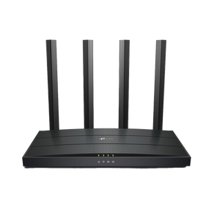 Router WiFi 6 AX 1500Mbps / MU-MIMO 2X2 y OFDMA / 1 Puerto WAN 10/100/1000 Mbps / 3 Puertos LAN 10/100/1000 Mbps / 4 Antenas / Conexión Inalámbrica OneMesh