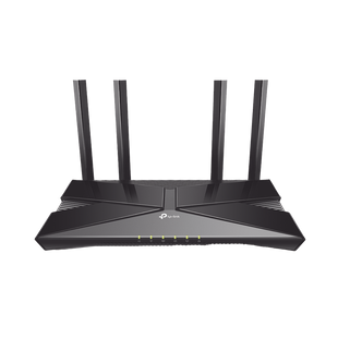 Router WiFi 6 doble banda AX 1800 Mbps /  MU-MIMO y OFDMA / 1 Puerto WAN 10/100/1000 Mbps / 4 Puertos LAN 10/100/1000 Mbps / 4 Potentes Antenas / Compatible con EasyMESH