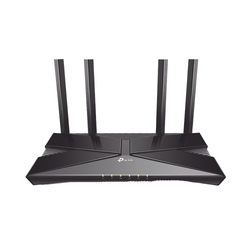 Router WiFi 6 doble banda AX 1800 Mbps /  MU-MIMO y OFDMA / 1 Puerto WAN 10/100/1000 Mbps / 4 Puertos LAN 10/100/1000 Mbps / 4 Potentes Antenas / Compatible con EasyMESH