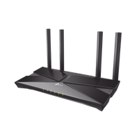 Router WiFi 6 doble banda AX 1800 Mbps /  MU-MIMO y OFDMA / 1 Puerto WAN 10/100/1000 Mbps / 4 Puertos LAN 10/100/1000 Mbps / 4 Potentes Antenas / Compatible con EasyMESH