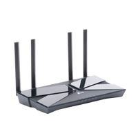Router WiFi 6 doble banda AX 3000 Mbps /  MU-MIMO y OFDMA / 1 Puerto WAN 10/100/1000 Mbps / 4 Puertos LAN 10/100/1000 Mbps / 4 Potentes Antenas.