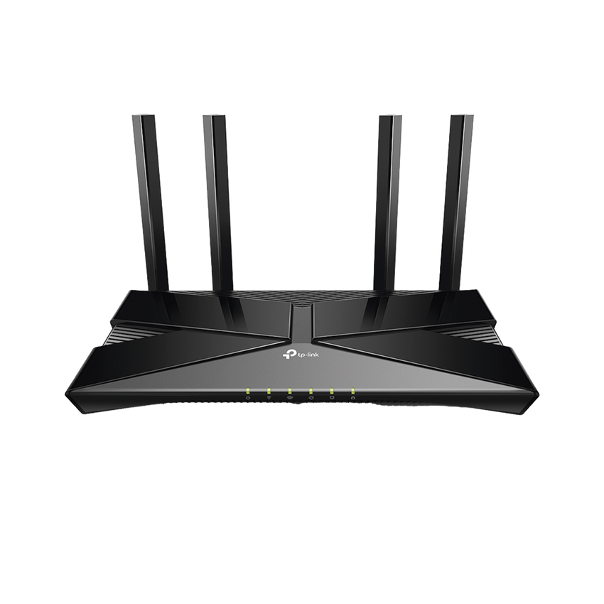 Router WiFi 6 doble banda AX 3000 Mbps /  MU-MIMO y OFDMA / 1 Puerto WAN 10/100/1000 Mbps / 4 Puertos LAN 10/100/1000 Mbps / 4 Potentes Antenas.