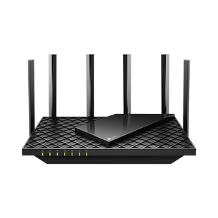 Router WiFi 6 Doble Banda / AX5400 MU-MIMO 4X4 y OFDMA / 1 puerto WAN 10/100/1000 Mbps / 4 puertos LAN 10/100/1000 Mbps / 1 puerto USB 3.0 /  6 potentes antenas / Administración App (Tether) o Página web / Protección HomeShield