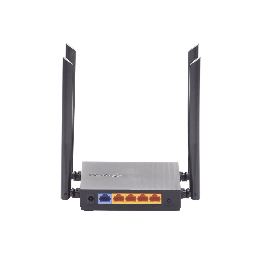 Router Inalámbrico AC 1200 / Doble Banda MU-MIMO / 1 puerto WAN 10/100/1000 Mbps / 4 puertos LAN 10/100/1000 Mbps / Compatible con EasyMesh / Administración Web o App Tether