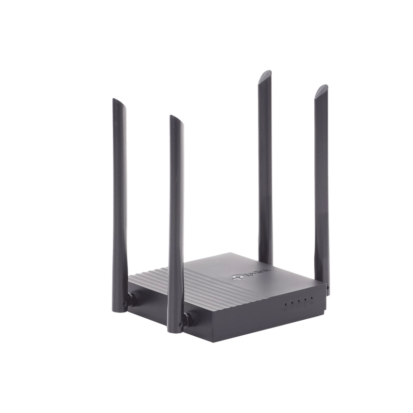 Router Inalámbrico AC 1200 / Doble Banda MU-MIMO / 1 puerto WAN 10/100/1000 Mbps / 4 puertos LAN 10/100/1000 Mbps / Compatible con EasyMesh / Administración Web o App Tether
