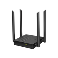 Router Inalámbrico AC 1200 / Doble Banda MU-MIMO / 1 puerto WAN 10/100/1000 Mbps / 4 puertos LAN 10/100/1000 Mbps / Compatible con EasyMesh / Administración Web o App Tether