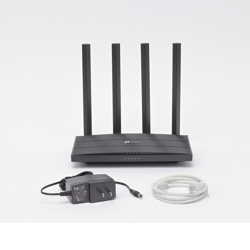 Router inalámbrico WiFi 5 ac / Wave 2 MU-MIMO 3x3 1900 Mbps / Doble Banda 2.4 y 5 GHz / 1 puerto WAN 10/100/1000 Mbps / 4 puertos LAN 10/100/1000 Mbps / Tecnología Smart Connect / Compatible con EasyMesh