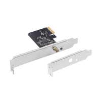Adaptador  PCI inalámbrico doble banda AC 600 Mbps / Antena de alta ganancia / Tecnología MU-MUMO / Seguridad WPA3 / Soporte de perfil bajo y Altura completa
