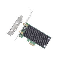 Adaptador  PCI inalámbrico doble banda AC 1200 Mbps / Antena de alta ganancia / Tecnología MU-MUMO 2X2 / Soporte de perfil bajo y Altura completa