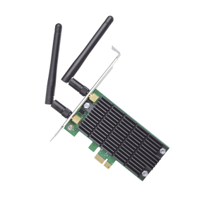 Adaptador  PCI inalámbrico doble banda AC 1200 Mbps / Antena de alta ganancia / Tecnología MU-MUMO 2X2 / Soporte de perfil bajo y Altura completa