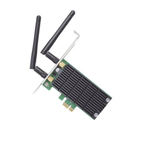 Adaptador  PCI inalámbrico doble banda AC 1200 Mbps / Antena de alta ganancia / Tecnología MU-MUMO 2X2 / Soporte de perfil bajo y Altura completa