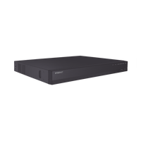 NVR 16 canales grabacion hasta 8MP / H.265 / P2P Wisenet / 16 puertos PoE Plug and Play / 80 Mbps para grabacion.