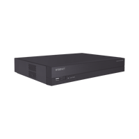NVR 4 canales grabacion hasta 8MP / H.265, H.264 / P2P Wisenet / 4 puertos PoE Plug and play / soporta 1 disco duro (no incluido).