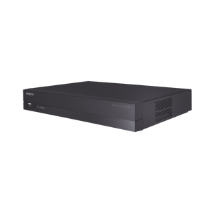 NVR 8 canales soporta hasta 8MP / H.265 / P2P Wisenet / 8 puertos PoE Plug and Play.