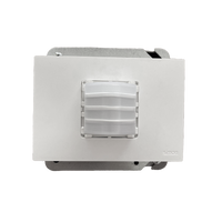 Marco blanco con placa metalica para caja americana