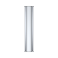 Antena sectorial de 100 grados, 20 dBi, 5150-5850 MHz , desempeño Carrier Class, integra BackShield para evitar lóbulos laterales