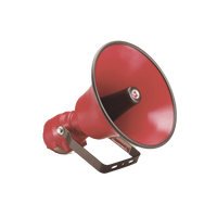 Altavoz amplificado de 30 W a 24VCD A Prueba de Explosiones Listado por UL y cUL para Clase I, División 1, Grupos B, C y D; Clase I, División 2, Grupo A, B, C y D; Clase II, División 2, Grupos F y G; Clase III