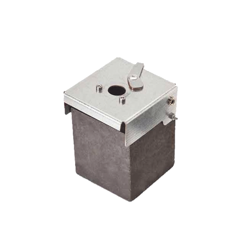 Molde de grafito vertical unión en T vertical de cable de 1/0 AWG (50mm²) (pasante) con Varilla de 5/8 In (terminal).