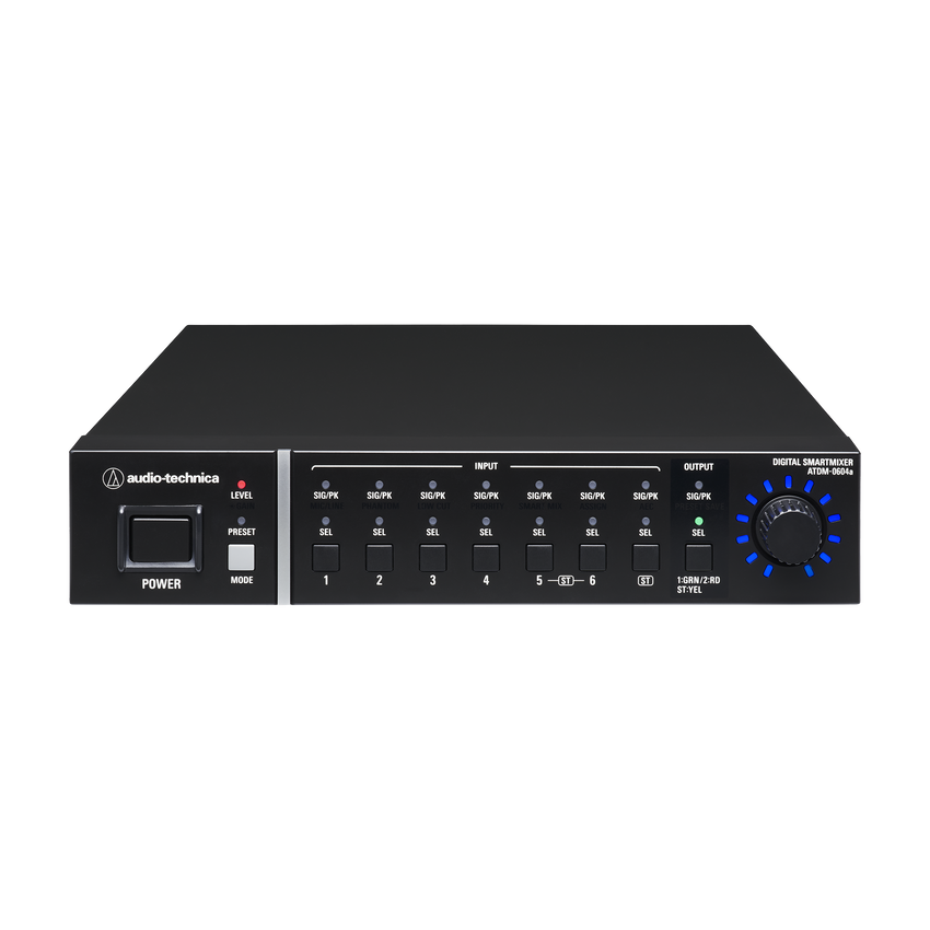 MEZCLADOR DIGITAL AUTOMÁTICO SMARTMIXER DE 6 CANALES CON CANCELACIÓN DE ECO.