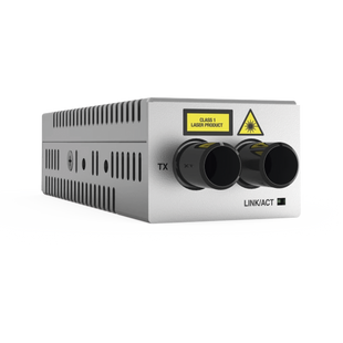 Mini Convertidor de medios de cobre a fibra MultiModo de escritorio 1000TX a 1000SX conector ST