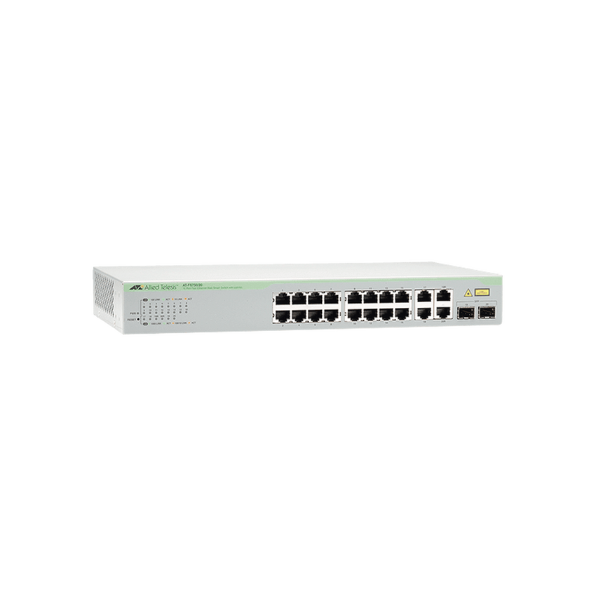 Switch WebSmart de 16 puertos 10/100 Mbps + 2 puertos 10/100/1000 Mbps + 2 SFP Gigabit Combo