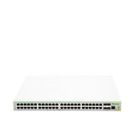 Switch PoE+ Administrable CentreCOM FS980M, Capa 3 de 48 Puertos 10/100Mbps + 4 SFP Gigabit, 375W