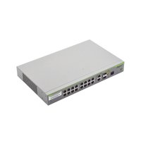 Switch Administrable CentreCOM FS980M, Capa 3 de 16 Puertos 10/100 Mbps + 2 puertos RJ45 Gigabit/SFP Combo