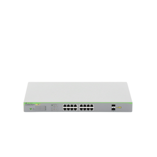 Switch PoE+ Gigabit WebSmart de 16 puertos 10/100/1000 Mbps (2 x Combo) + 2 puertos gigabit SFP (Combo), 185 W