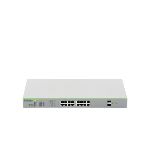 Switch PoE+ Gigabit WebSmart de 16 puertos 10/100/1000 Mbps (2 x Combo) + 2 puertos gigabit SFP (Combo), 185 W