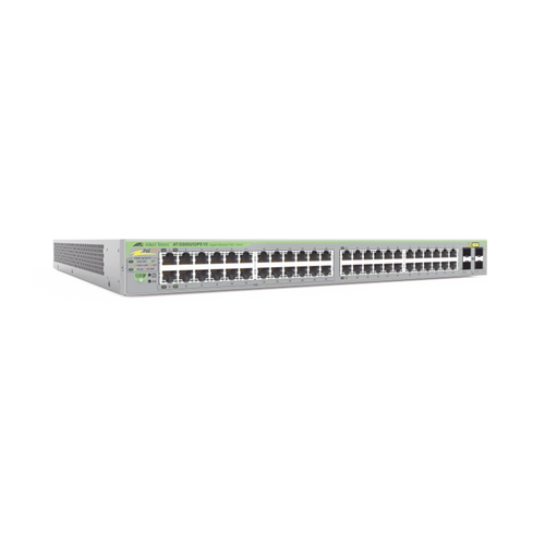 Gigabit webSmart switch, 48 Puertos Totales, 24c/PoE+ 10/100/1000T, 4 Puertos SFP
