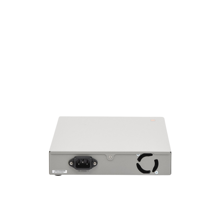 Switch PoE+ Administrable CentreCOM GS970M, Capa 3 de 8 Puertos 10/100/1000 Mbps + 2 SFP Gigabit, 124 W