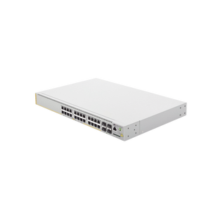 Switch PoE+ Administrable CentreCOM GS970M, Capa 3 de 24 Puertos 10/100/1000 Mbps + 4 SFP Gigabit, 370 W