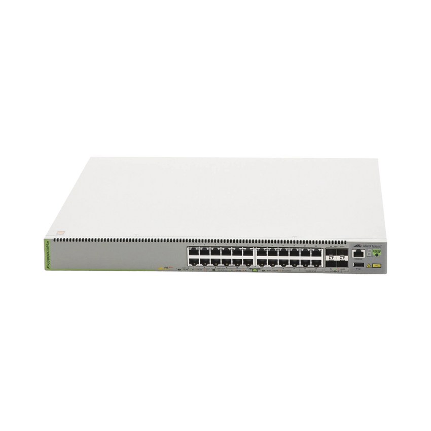 Switch L3, Stack, 20 puertos 1G POE+, 4 MultiGigabit POE+, 4 puertos SFP+, PSU FIJA